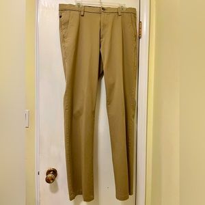 Dockers Straight Fit men’s office Khakis Chinos Tan Pants Trousers Sz 36x34
